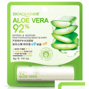 Other Massage Items Drop Bioaqua Face Skin Care Natural Aloe Repair Lip Balm Colorless Long Lasting Lips Nourishing Moisturizing Del Dh0Yi