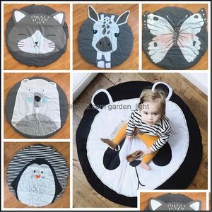 Carpets 15 Styles Baby Mats Deer Lion Animals Play Game Mat Decorative Cling Blanket Kids Room Floor Dbc Drop Delivery Home Garden Te Dhzw2