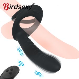 Anal Toys Strapon Dildo Vibrator Sex For Woman Couples Pussy Masturbator Erotic Double Penetration Plug Vuxen 230113