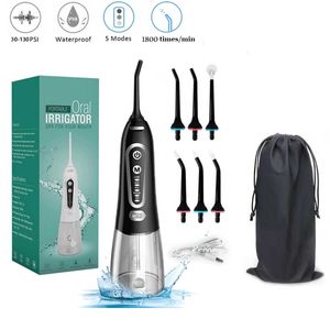 Irrigadores orais Outros higiene Irrigador de irrigador USB FLOSSOR DE ÁGUA USB PORTÁVEL DE DENTES PROOÇA DE TANQUE DE TANK DE DENTES PROVA PARA CARE 221215