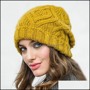 Beanie/Skull Caps Beanie/Skl Winter Fashion Women Hat 2021 Autumn Handmade Womens Hat