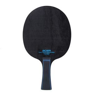 Tischtennisschläger 1 PC-Schlägerbodenplatte Kohlefaser-Aryl-Gruppenblatt 7-lagiges Ping-Pong-Pappelpaddel 230113