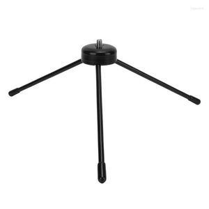 Tripods Mini Tripod Tutucu YouTube Taşınabilir Masa Üstü 1/4in Adaptör Hafif Kameralar SLRS Teleskoplar