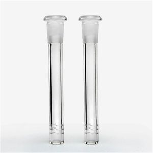 Hookahs Glass Downstem Diffusers With 6 Cuts Flush Top 14mm 18 mm Female Glass Reducer Adapter Lo Pro Diffused Down Stem For Bong Water Pipes