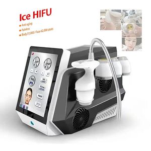 cryo HIFU machine intensity focused ultrasound cool hi-fu Cellulite Removal beauty Equipment skin lifting Anti-aging Face Body Anti Wrinkle device