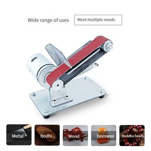 110V Belra Sailma Greater de madeira moedor multifuncional Mini linear de correia elétrica Diy Polishing Machine Cuttter Bording Sharpiner Sharpiner