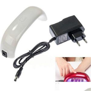 Nail Dryers New Cute Art Gel Polish Lamp Led Light Dryer Finger Dry Fashionable Drop Delivery Health Beauty Dhljx