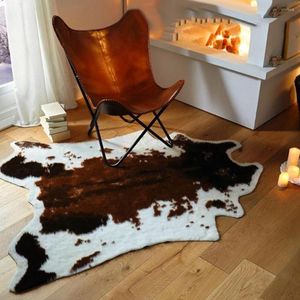 Carpets Tiger Printed Cow Rug Animal Print Carpet Chair Throw Anti-slip Living Room Lounge Mat NonSlip Antiskid Home Decor