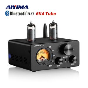 Amplifiers AIYIMA T9 HiFi Bluetooth 5.0 Vacuum Tube Amplifier USB DAC Stereo Amplificador COAX OPT Home Audio Power Amplifier VU Meter 100W 230113