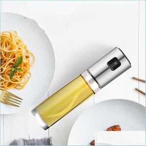 Utensili da cucina Cucina Acciaio inossidabile Spruzzatore di olio d'oliva Bottiglia Pompa Pentola Griglia a tenuta stagna Dispenser per barbecue Strumenti di pentole Drop Deliver Dhmcc