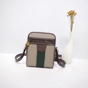 Tasarımcı omuz çantası ophidia g retro el çantası küçük çapraz vücut çantaları klasik sevimli mini cep telefon çantası kadınlar vintage tuval çantası moda ruj satchel