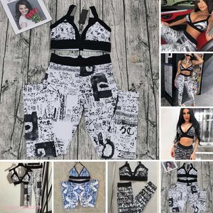 Baddr￤kt vintage beh￥ar set retro bikini set push up badkl￤der h￶g midja bikini tryckt baddr￤kter sommarstrand slitage simning kostym