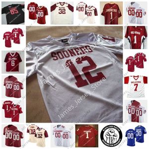 American College Football Wear NCAA Oklahoma OU College Stitched football Jersey Dillon Gabriel 95 isaiah thomas Drake Stoops Pat Fields Tre Brown 52 Tyrese Robinso