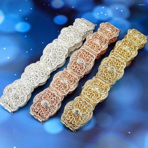 Belts Handmade Algerian Moroccan Belt Waist Chain For Women Crystal Weddding Jewelry Robe Caftan Gift 2023