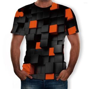 Camisetas masculinas Moda de verão Camisa de hip hop masculina de rua o pescoço camisetas de manga curta Tops Punk estilo masculino roupas casuais 3d tshirt 2023