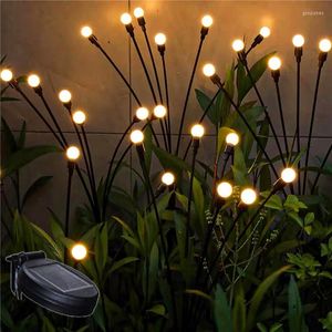 Strings 8 Tryb Firefly Solar LED światła świąteczne Świąteczne światła Lampa Outdoor Lawn Lampa Dekoracja Ogród Fairy Rok