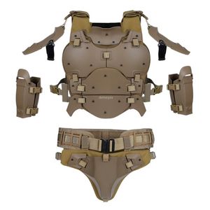 Hunting Jackets Army Tactical Armor Vest Set Outdoor Protective Explosion Paintball Wargame Suit