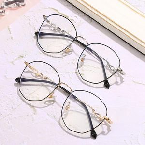 Sunglasses Frames High Quality Alloy Anti Blue Light Square Blocking Eyeglasses Optical Glasses AB041