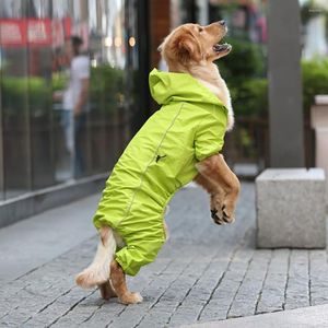 Hundebekleidung, transparenter Regenmantel, atmungsaktiv, wasserdicht, Polyurethan, großes Haustier, vierbeinig, für Ausflüge, Teddy-Regenschutzjacken-Set