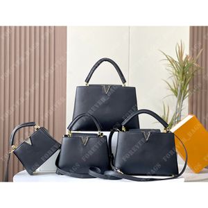 4 tamanho capucines bb totes mulheres designer bolsa de couro genuíno v sacos de ombro crossbody designers bolsas cruz corpo carteira embreagem saco