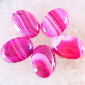 Perle altre per gioielli per le orecchini in bracciale a sospensione da collana 22x30 mm vene rosa rosa naturale di rosa cabochon 2pcs k535