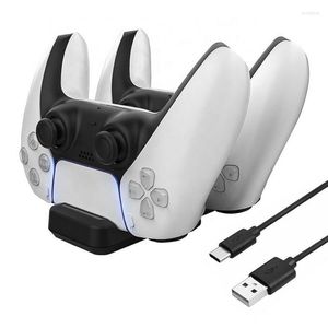 Controladores de jogo para PS5 DualSense Controller Carregador Fast Dual Wireless Charging Dock Station Stand Play 5 HBP-262 2023