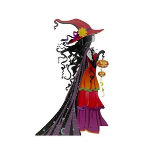 Party Decoration 1015 Inch Fashion Halloween Witch Toys Ornaments Standing Witches Haunted House Props Decor Gift Kids T3Ea Drop Del Dh9Rk