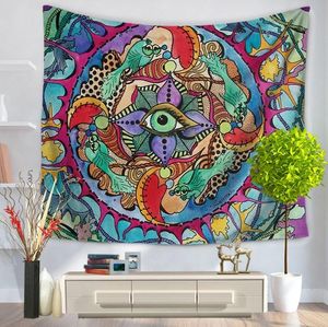 Tapissries Home Mandala Tapestry Wall Hanging Sandy Beach Picnic Throw Rug Filt Camping Carpet Tapiz