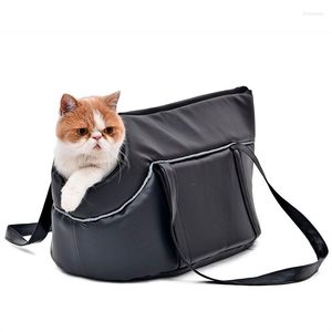 Capas de assento de carro de cachorro Portador de animais de estimação ao ar livre viaja uma pequena bolsa de ombro para Chihuahua Backpack portátil respirável gato