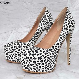 Sukeia New Arrival Women Pumps Fux Leather Round Toe Toe Sexy Stiletto Teli White Banquet Shoes Ladies Plus Us Size 5-20