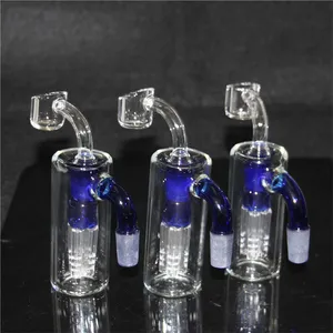 Aschefänger, 14 mm, 18 mm, 45 Grad, 90 Grad, Aschefänger für Glaswasserbongs, Aschefänger, Bohrinseln, Glaszubehör, 4 mm Quarz-Banger