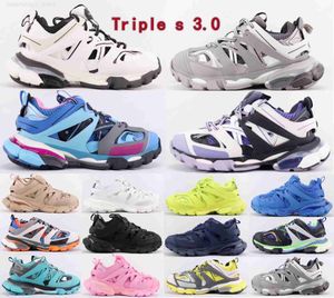 Triple S Triple-S 3.0 tênis tênis tênis de corrida casual Triple Orange Ice Bordeaux Glow in the Dark Men Runner Fashion Trainers