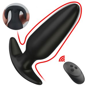 Giocattoli anali Vibratore senza fili per donne Uomini Butt Plug Massaggiatore prostatico Telecomando Merci intime Sesso Adulti Gay 230113