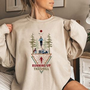 Womens Hoodies Sweatshirts Running Up That Hill Max Crewneck Sweatshirt Stranger Things Inspired Sweatshirt Hoodie Unisex Hoodies ST Fans Gift Top 230113