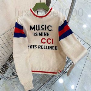 Men's Sweaters designer Plus Size hoodies acquard knitting machine e Custom jnlarged detail crew neck cotton hey324e 5T11
