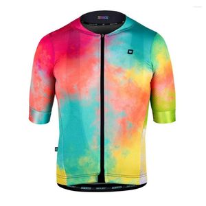 Racing Jackets Summer Cycling Short Sleeve Jersey Men 2023 Quality Team Race Clothing Customized Riding Sports Wear Bicycle Tops Unisex