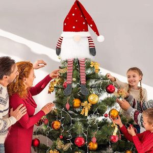 Dekoracje świąteczne ładnie wyglądające ozdoby drzewa ręcznie robione pluszowe bezimienne lalki górne wiszące