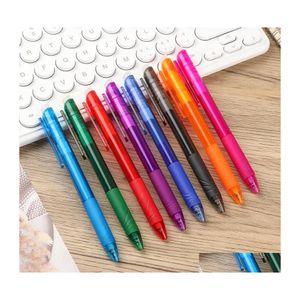 Kulspets pennor 0,7 mm raderbar penna lämpliga påfyllningar Colorf Creative Set School Office Stationery Gel skrivtillbehör Drop Delivery Dhul8