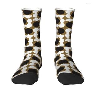 Men's Socks Cute Printing Orla Kiely Wallpaper For Men Women Stretch Summer Autumn Winter Flowers Floral Retro Crew