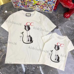 베이비 디자이너 키즈 티셔츠 여름 소녀 소년 패션 티셔츠 어린이 키즈 캐주얼 탑스 편지 인쇄 티셔츠 10 색