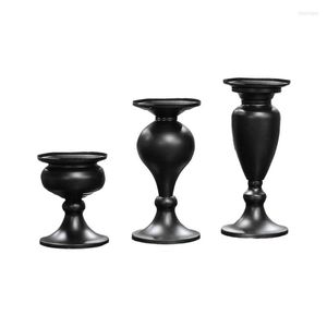 Candle Holders 594C Unique Pillars Holder For Table Centerpiece Metal Stand Decorative