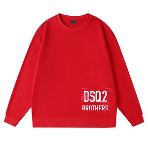 DSQ2 Felpe con cappuccio da uomo maglione da uomo autunno e inverno girocollo convenzionale cotone giovanile allentato a maniche lunghe T-shirt cappotto camicetta fondo donna