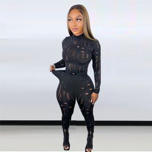 New Designer Fall Winter Tracksuits Two Piece Sets Womens Outfits Ripped Sweatsuits Long Sleeve Pullover Top and Pants Casual Outwork Sportswear Jogger suits 9198