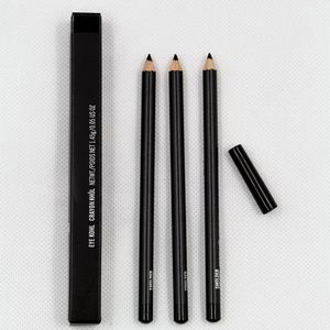 Crayon Eye Pencil Black Smolder Eyeliner Kohl med låda Lätt att bära långvarig naturlig kosmetisk maquillage ögonfoderpenna