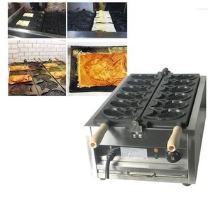 صانعي الخبز الكهربائي 6 PCS CROASTANT TAIYAKI صانع الأسماك على شكل آلات وافل
