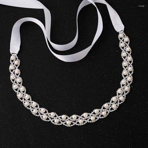 Gürtel JLZXSY Design Perle Perlen Kristall Strass Kette Hochzeit Gürtel Braut Schärpe Für Frauen Brautjungfern Prom Abendkleider