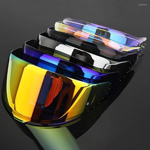 Caschi da moto Multicolor Elegante casco ad alta resistenza Parasole Visiera anti-UV Protezione UV