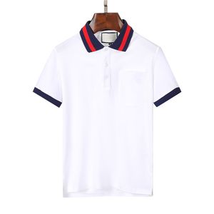 2023 Polo Camicie da uomo firmate High Street Ricamo Ape Marca Top Cotone Abbigliamento da uomo Magliette Taglia M-3XL