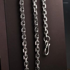 Catene BOCAI Real Pure S925 Silver Jewelry Trendy Men And Women Collana Retro Personalità Cross Chain Fashion Maglione