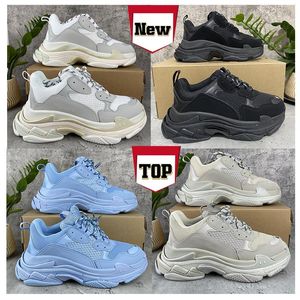 2022 Ny högkvalitativ herrkvinnor Casual Shoes White Black Blue Air Cushion S Low Make Old Combination Boots Sports Size 35-45 mode